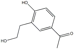 1-[4-HYDROXY-3-(2-HYDROXYETHYL)PHENYL]ETHANONE Struktur
