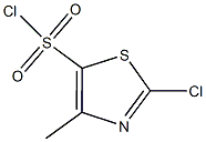 2-CHLORO-4-METHYL-1,3-THIAZOLE-5-SULFONYL CHLORIDE 结构式