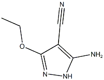 5-AMINO-3-ETHOXY-1H-PYRAZOLE-4-CARBONITRILE Structure