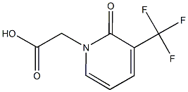 2-OXO-3-(TRIFLUOROMETHYL)PYRIDIN-1(2H)-YL]ACETIC ACID Structure