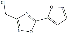 3-(CHLOROMETHYL)-5-(2-FURYL)-1,2,4-OXADIAZOLE Structure