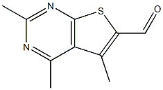 2,4,5-TRIMETHYLTHIENO[2,3-D]PYRIMIDINE-6-CARBALDEHYDE