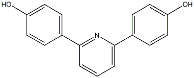 4-[6-(4-HYDROXYPHENYL)PYRIDIN-2-YL]PHENOL Struktur