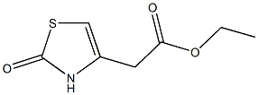 ETHYL (2-OXO-2,3-DIHYDRO-1,3-THIAZOL-4-YL)ACETATE 化学構造式