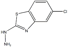 5-CHLORO-2-HYDRAZINO-1,3-BENZOTHIAZOLE Structure