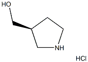 (3S)-PYRROLIDIN-3-YLMETHANOL HYDROCHLORIDE,,结构式