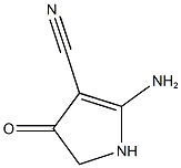 2-AMINO-4-OXO-4,5-DIHYDRO-1H-PYRROLE-3-CARBONITRILE Structure