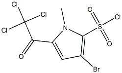 3-BROMO-1-METHYL-5-(TRICHLOROACETYL)-1H-PYRROLE-2-SULFONYL CHLORIDE