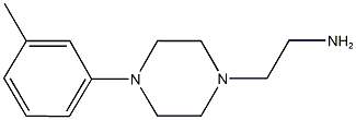 2-[4-(3-METHYLPHENYL)PIPERAZIN-1-YL]ETHANAMINE,,结构式