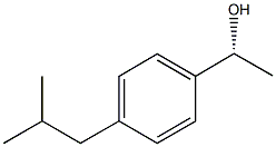 (1R)-1-(4-ISOBUTYLPHENYL)ETHANOL Struktur