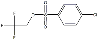 2,2,2-TRIFLUOROETHYL 4-CHLOROBENZENESULFONATE Structure