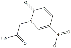 2-(5-NITRO-2-OXOPYRIDIN-1(2H)-YL)ACETAMIDE 化学構造式