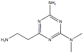 6-(2-AMINOETHYL)-N,N-DIMETHYL-1,3,5-TRIAZINE-2,4-DIAMINE Structure