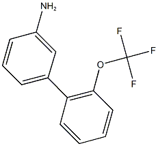 2''-(TRIFLUOROMETHOXY)-1,1''-BIPHENYL-3-AMINE 结构式