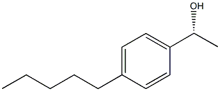 (1R)-1-(4-PENTYLPHENYL)ETHANOL Structure