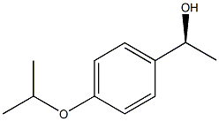 (1S)-1-(4-ISOPROPOXYPHENYL)ETHANOL 化学構造式