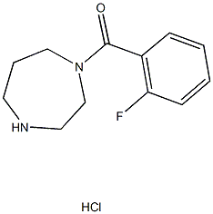 1-(2-FLUOROBENZOYL)-1,4-DIAZEPANE HYDROCHLORIDE Structure
