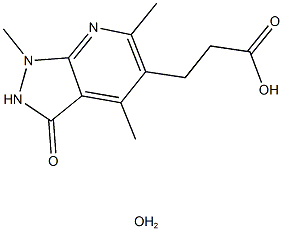 3-(1,4,6-trimethyl-3-oxo-2,3-dihydro-1H-pyrazolo[3,4-b]pyridin-5-yl)propanoic acid hydrate|