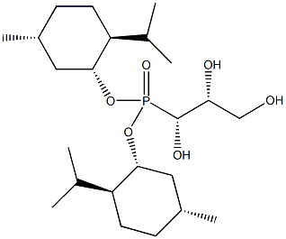 bis[(1R,2S,5R)-2-isopropyl-5-methylcyclohexyl] [(1R,2R)-1,2,3-trihydroxypropyl]phosphonate