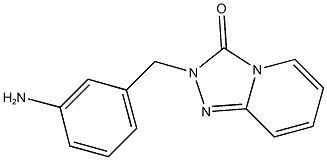 2-(3-aminobenzyl)[1,2,4]triazolo[4,3-a]pyridin-3(2H)-one 结构式