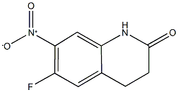 6-fluoro-7-nitro-3,4-dihydroquinolin-2(1H)-one Struktur