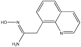 N'-hydroxy-2-quinolin-8-ylethanimidamide Struktur
