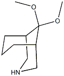 9,9-dimethoxy-3-azabicyclo[3.3.1]nonane Structure