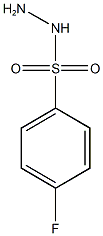 4-fluorobenzene-1-sulfonohydrazide Struktur