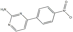 4-(4-nitrophenyl)pyrimidin-2-amine 化学構造式