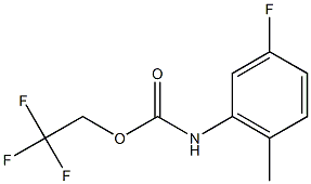 2,2,2-trifluoroethyl 5-fluoro-2-methylphenylcarbamate