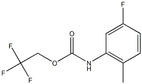 2,2,2-trifluoroethyl 5-fluoro-2-methylphenylcarbamate|