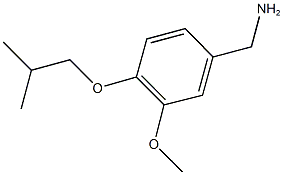 1-(4-isobutoxy-3-methoxyphenyl)methanamine Struktur