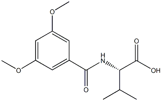  (2S)-2-[(3,5-dimethoxybenzoyl)amino]-3-methylbutanoic acid