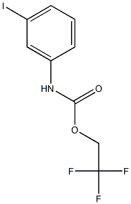 2,2,2-trifluoroethyl 3-iodophenylcarbamate 化学構造式