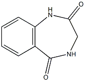 2,3,4,5-tetrahydro-1H-1,4-benzodiazepine-2,5-dione Struktur