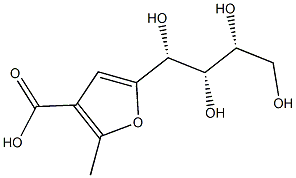  2-methyl-5-[(1R,2S,3R)-1,2,3,4-tetrahydroxybutyl]-3-furoic acid