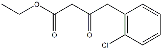 ethyl 4-(2-chlorophenyl)-3-oxobutanoate 化学構造式