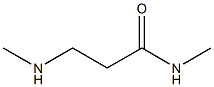 N-Methyl-3-(methylamino)propanamide Structure