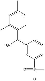 (2,4-dimethylphenyl)(3-methanesulfonylphenyl)methanamine