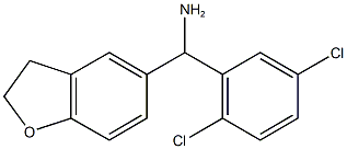 (2,5-dichlorophenyl)(2,3-dihydro-1-benzofuran-5-yl)methanamine Structure