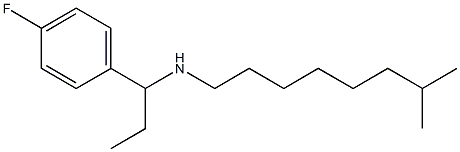 [1-(4-fluorophenyl)propyl](7-methyloctyl)amine,,结构式