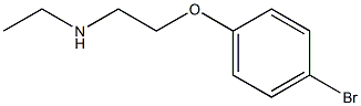 [2-(4-bromophenoxy)ethyl](ethyl)amine Structure
