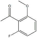 1-(2-fluoro-6-methoxyphenyl)ethan-1-one 化学構造式