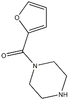 1-(furan-2-ylcarbonyl)piperazine 化学構造式