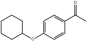 1-[4-(cyclohexyloxy)phenyl]ethan-1-one Structure