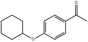 1-[4-(cyclohexyloxy)phenyl]ethan-1-one Struktur