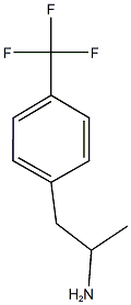 1-[4-(trifluoromethyl)phenyl]propan-2-amine,,结构式