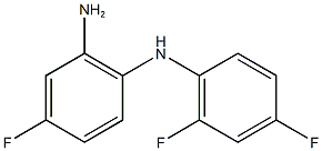 1-N-(2,4-difluorophenyl)-4-fluorobenzene-1,2-diamine Struktur