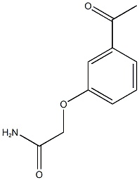 2-(3-acetylphenoxy)acetamide Structure