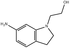 2-(6-amino-2,3-dihydro-1H-indol-1-yl)ethan-1-ol Structure